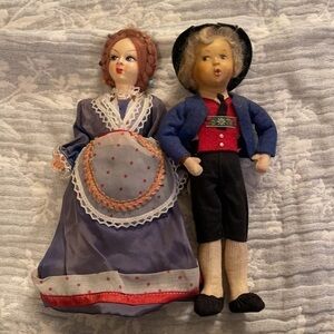 Set of vintage European dolls​​​​​​​​​​​​